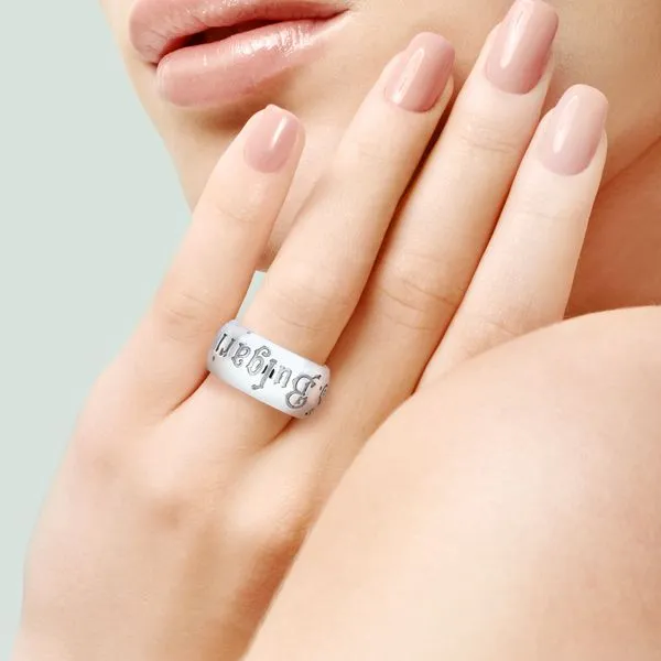 Bulgari Sterling Save the Children Ring | Purple Creek